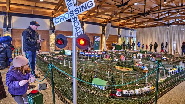Juniper Junction model train on display at The Morton Arboretum Feb. 14-22