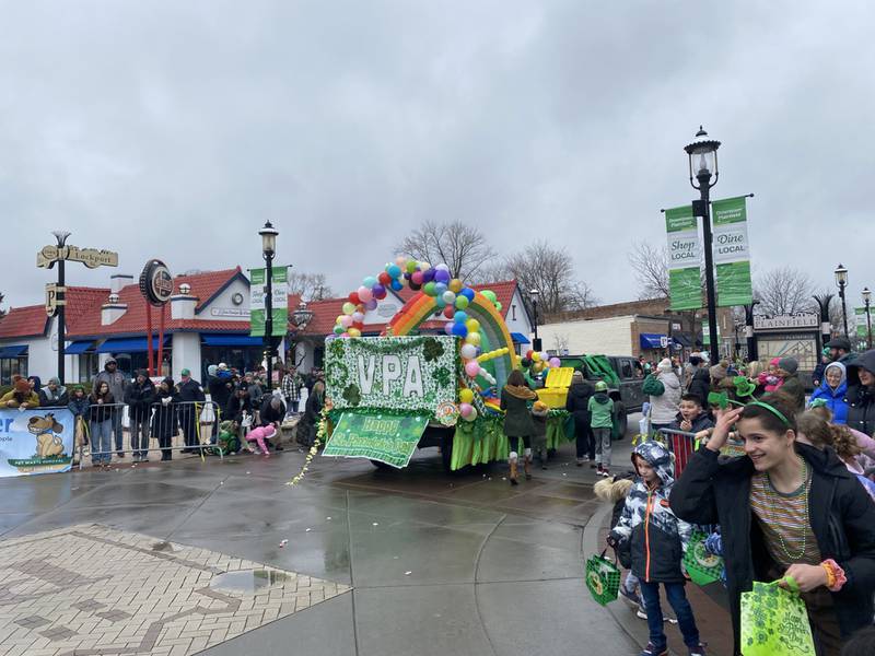The 2023 Plainfield Hometown Irish Parade included a float decorated by the Village Preservation Association, which coordinates the yearly event.