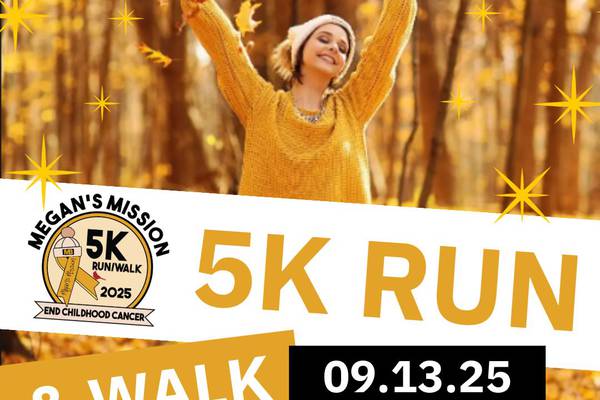 Megan’s Mission 5K Run and Walk scheduled for Saturday, Sept. 13 