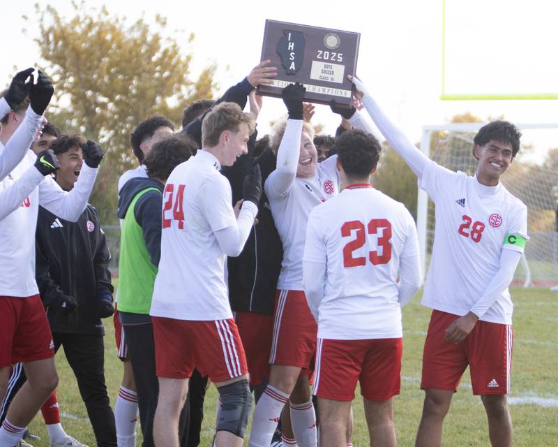 South Elgin wins over St. Charles North at the Class 3A Sectional Final on Saturday, Nov. 1,2025 in South Elgin.