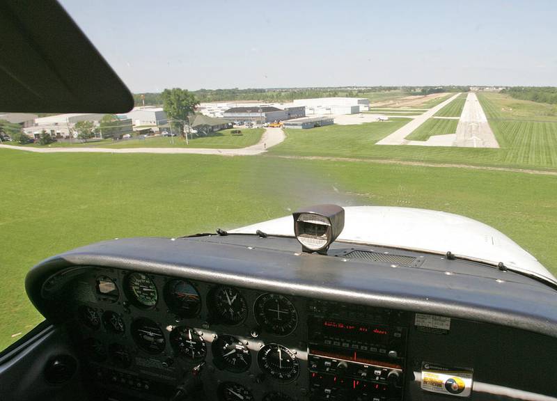 A Cessna 170 approaches the 3800 foot runway at the Lake in the Hills airport in this 2012 file photo.