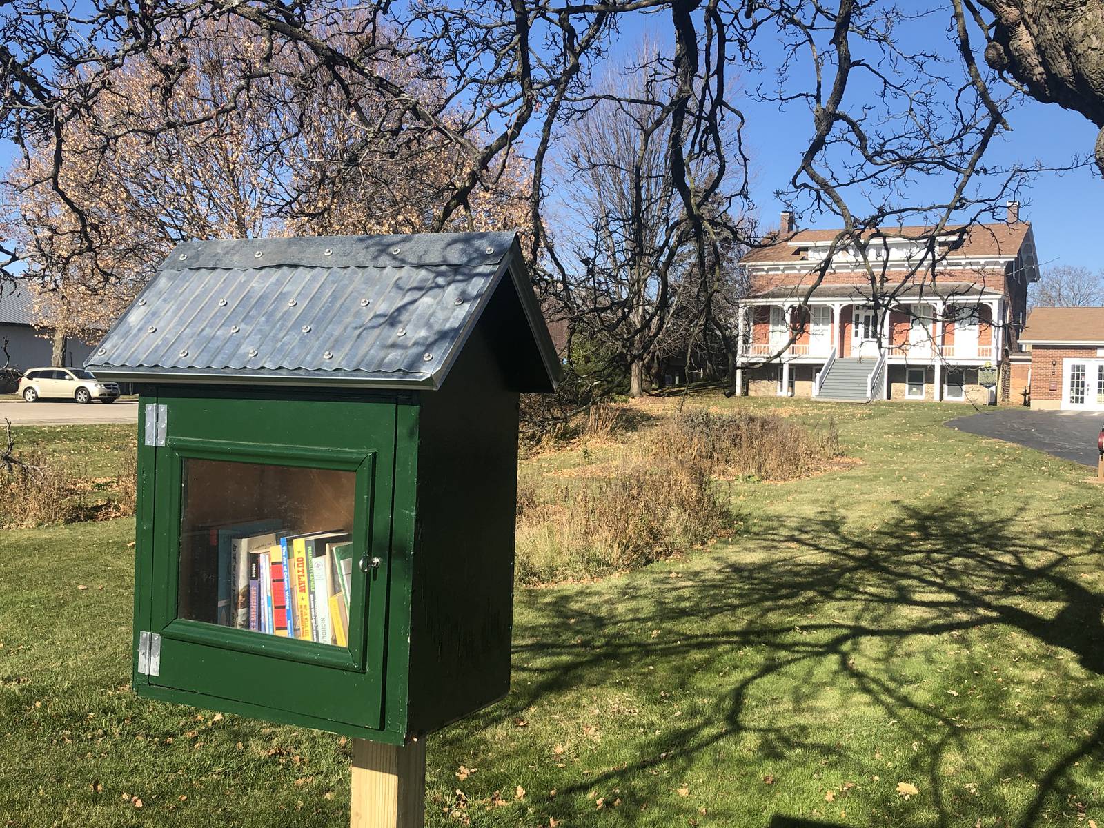 Little free library finds new home at J.F. Glidden Homestead and