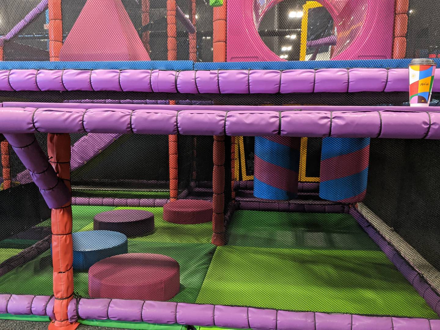 One of the new attractions at the Altitude Trampoline Park in Oswego.