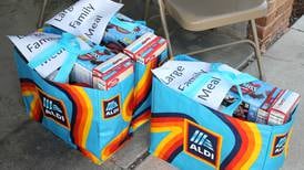 Donate nonperishable food items during Fill a Ford event in Princeton, Walnut, Sheffield