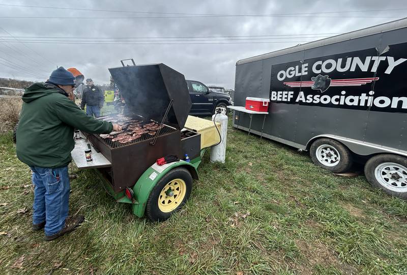 The Ogle County Beef Producers sold ribeye steak sandwiches and burgers at the Spring Hazelhurst Consignment Sale on Saturday, April 4, 2026.