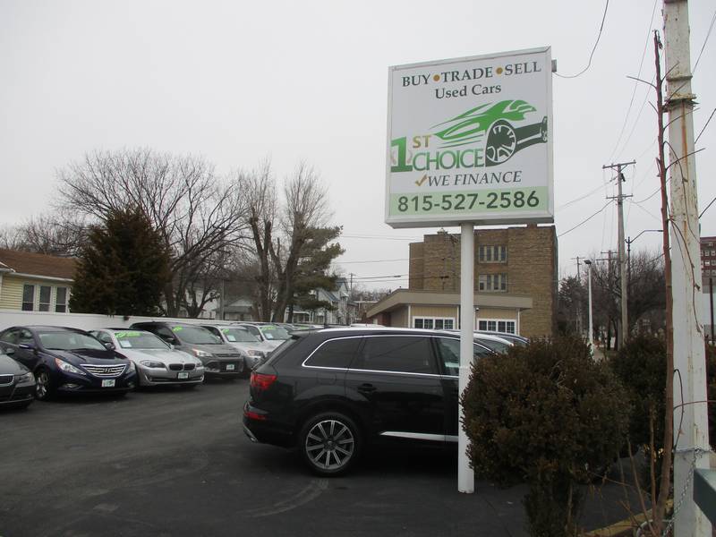 The owner of 1st Choice Auto Sales, located at 201 N. Center St. in Joliet, wanted extra space to park vehicles for sale but was rejected by the city. Jan. 21, 2023.