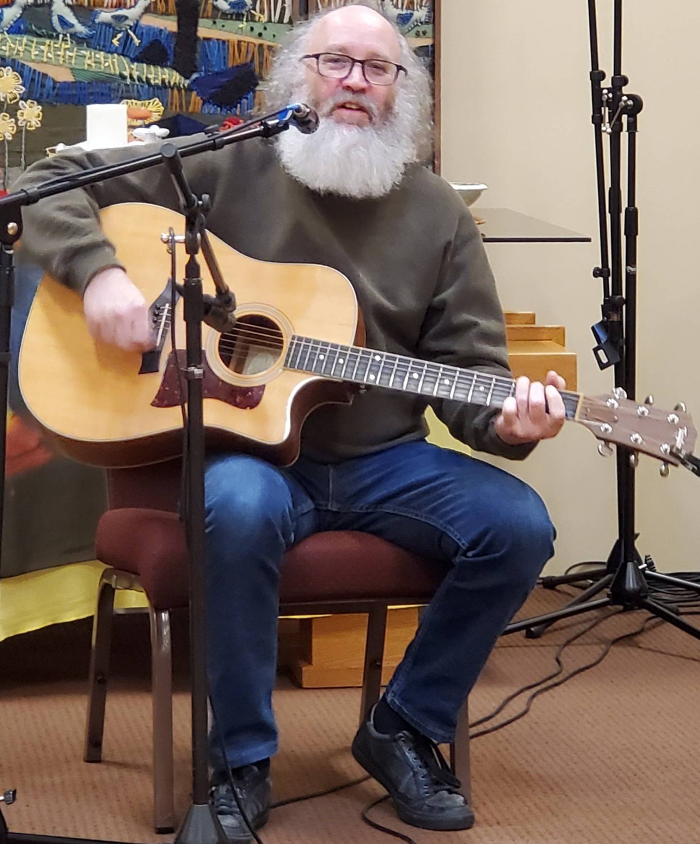 The Unitarian Universalist Congregation of DeKalb's winter farmers market fundraiser