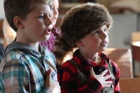 Photos: Sycamore third graders at Southeast Elementary visit one-room schoolhouse