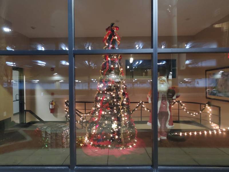 Downtown Joliet at night before the holidays is filled with a quiet, peaceful holiday spirit, if you know where to look.