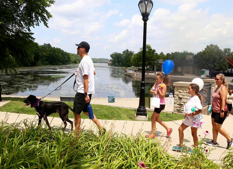 The Lumsden Family of Batavia attend the Windmill City Festival in Batavia on Saturday, July 13, 2024 in Batavia.