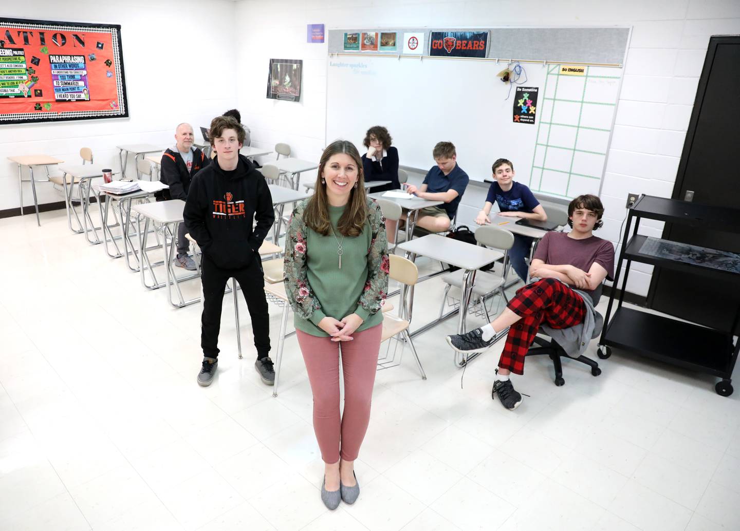 Katie Valentino works as a resource teacher at Wheaton Warrenville South High School in Wheaton. Valentino was recently honored with a Community Unit School District 200 Distinguished Educator Award.