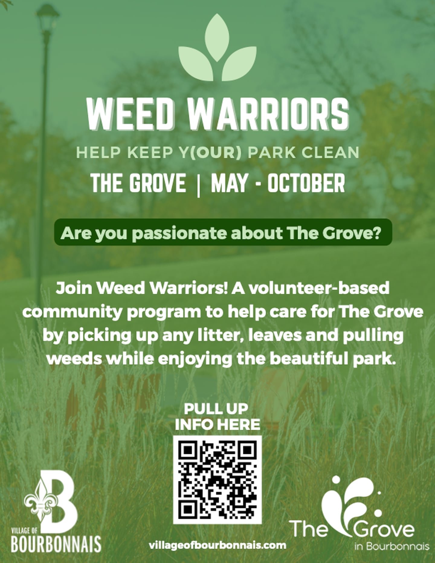 The Weed Warriors Flyer