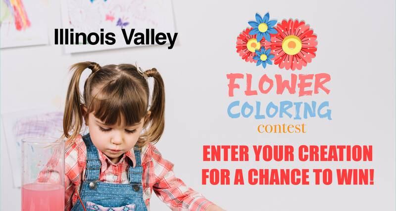 Flower coloring promo