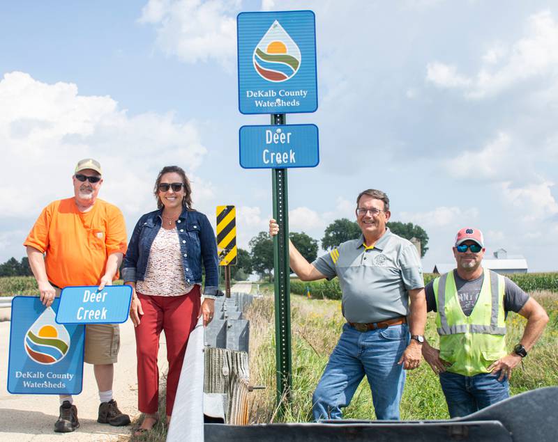 Central South Branch Watershed's signage installation