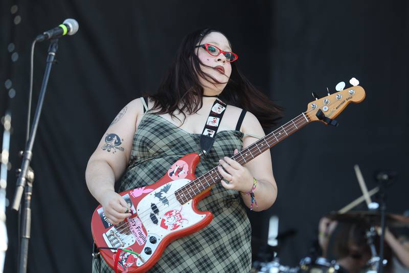 Keilah Nina of The Aquadolls performs on the Rise Stage on day one of Rise Fest, Friday, Sept. 15, in Chicago.