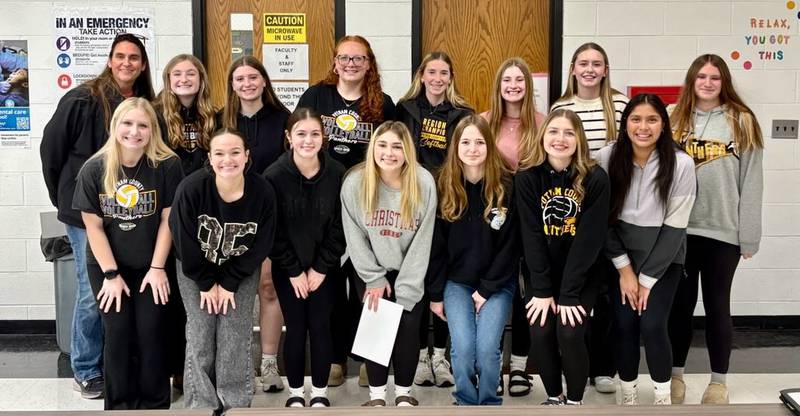 Putnam County volleyball F/S members were honored at the awards night on Wednesday, Nov. 19