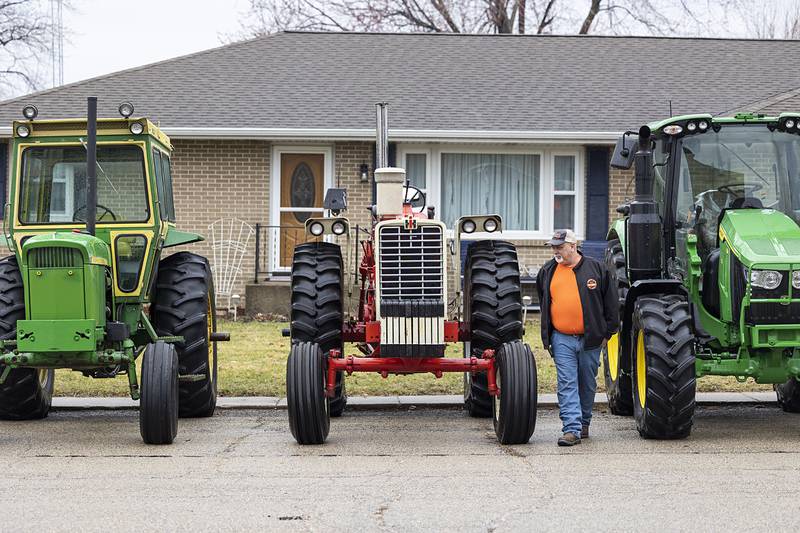 Tractors of all kinds were lined up through the town Sunday, March 15, 2026, for the Sublette Antique Tractor and Toy Show.