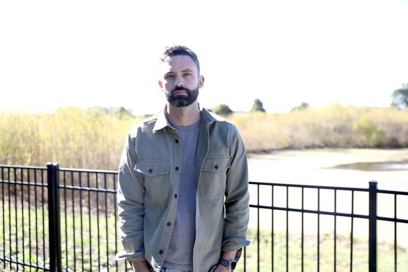 Sam Randall, who lives in the Mill Creek subdivision adjacent to Tanna Farms Golf Club, says the pond next to his property has turned into an algae-filled nuisance.