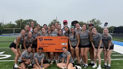 Bradley-Bourbonnais girls flag football takes 2nd at Bears tournament