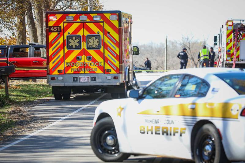 Three people died Sunday, Oct. 27, 2024, in a two-vehicle crash near Woodstock.