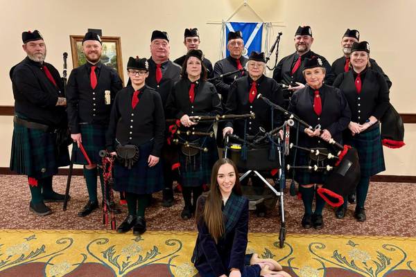 Blackhawk Pipe and Drums of the Quad Cities will perform in Fulton on March 11