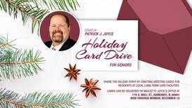 Sen. Joyce launches holiday card drive for seniors in care facilities 