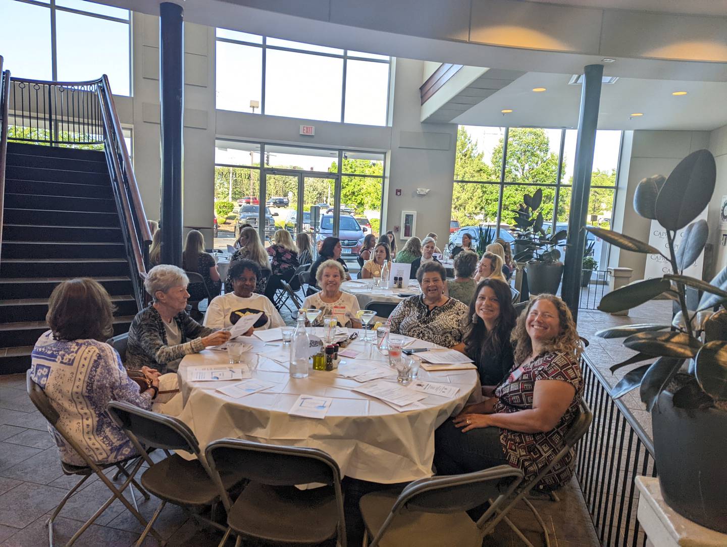 The Lincoln-way Area Business Women's Organization hosted a celebration dinner on Tuesday, June 21, 2022, at Gatto's in New Lenox to honor the recipients of the 2022 scholarships. Each young woman was awarded a $1,000 scholarship. Ninety people attended the celebration.