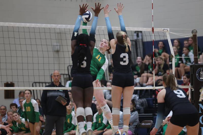 Providence’s Abbey Knight goes for the shot against Joliet Catholic on Thursday, Sept. 14, in Joliet.
