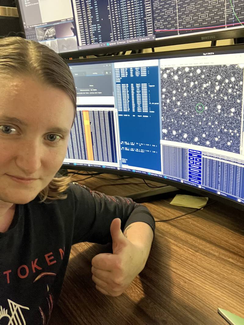 Jacqueline Fazekas, an astronomer at the Catalina Sky Survey, is now the first woman to spot an asteroid before it broke through the Earth’s atmosphere. She discovered the object, called CAQTDL2, around 3 a.m. Wednesday morning.
