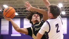 Photos: Sycamore boys basketball travels to Rochelle for a conference matchup