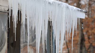 Icicles are signs of trouble as snow melts off roofs