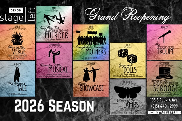 Dixon Stage Left celebrates grand reopening for 2026 season in April