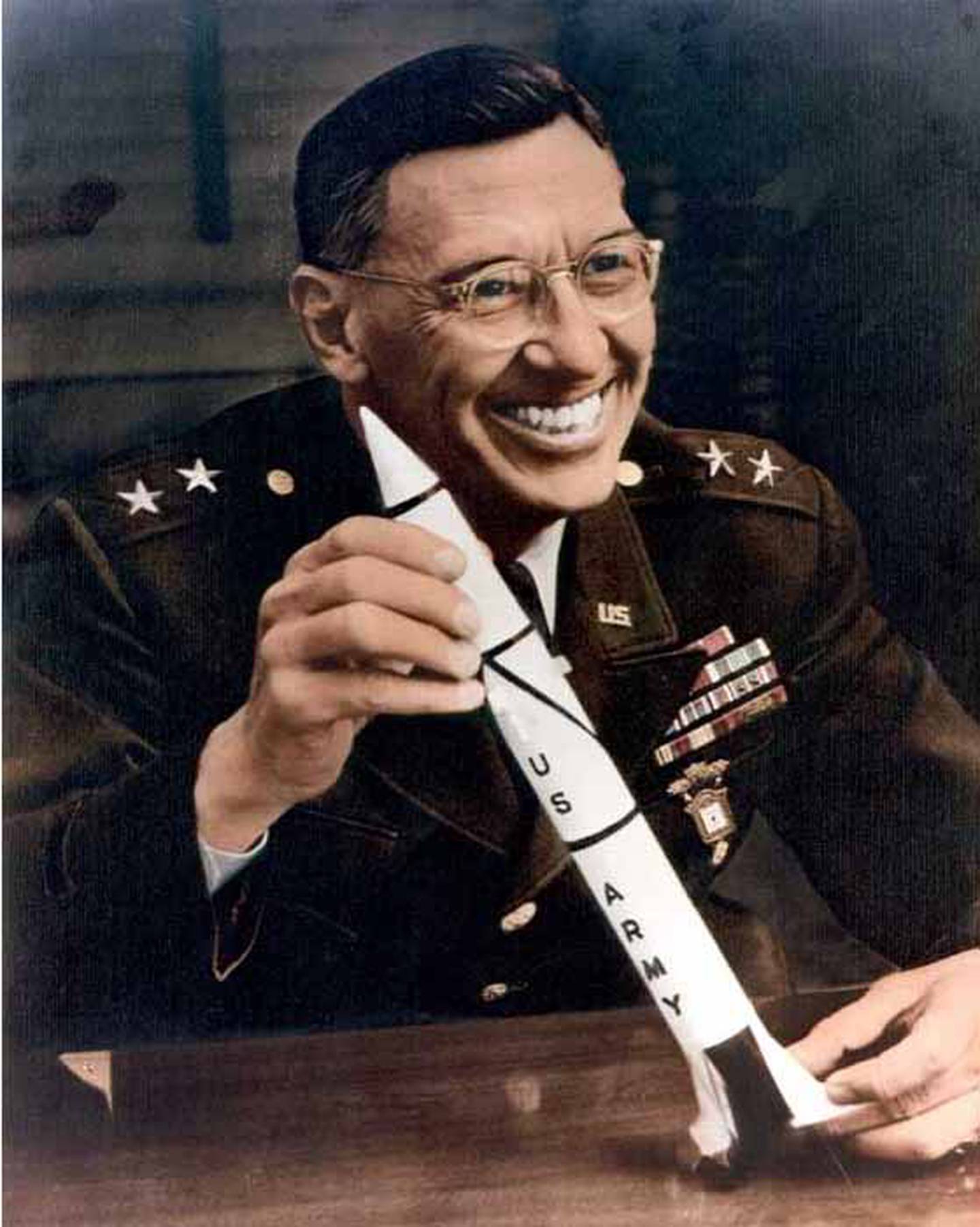 Maj. Gen. Holgar Toftoy, who was born and spent his early life in rural Marseilles