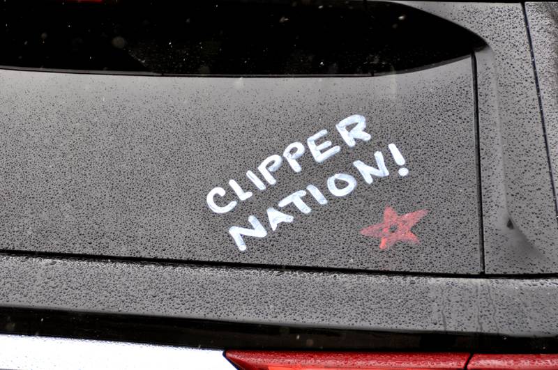LaMoille, like Ohio and Amboy, is showing its community support for the Clippers football team which will play in Friday's 8-Man Football Association State finals.