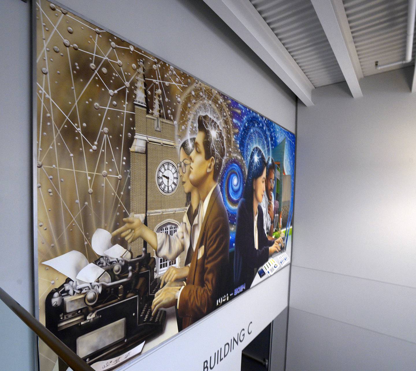Illinois Valley Community College celebrated its 100th anniversary with the dedication of a mural Tuesday, June 25, 2024, in the school’s atrium. The mural incorporates ideas of the college's past, present and future.