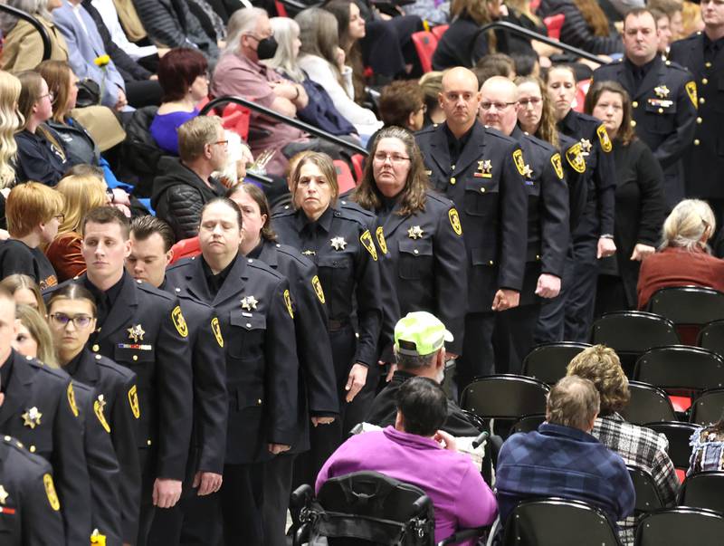 Photos Mourners say goodbye to DeKalb County Sheriff’s Deputy