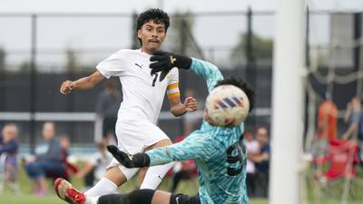 Photos: Harvard vs. Woodstock North, Kishwaukee River Conference Tournament Championship soccer match