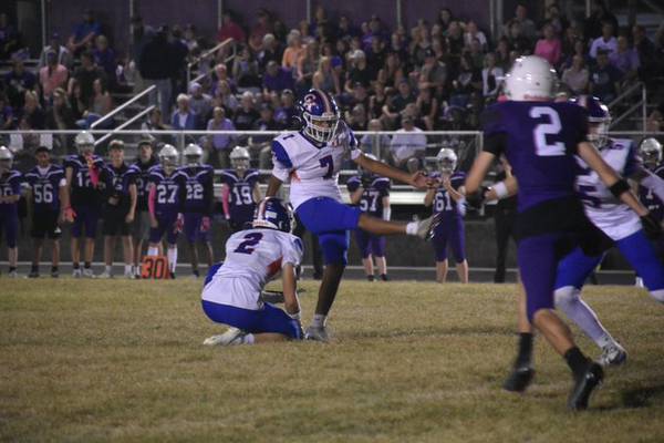 Adrian Leon sets school record with 9 extra points in Genoa-Kingston’s 63-14 win at Rockford Lutheran