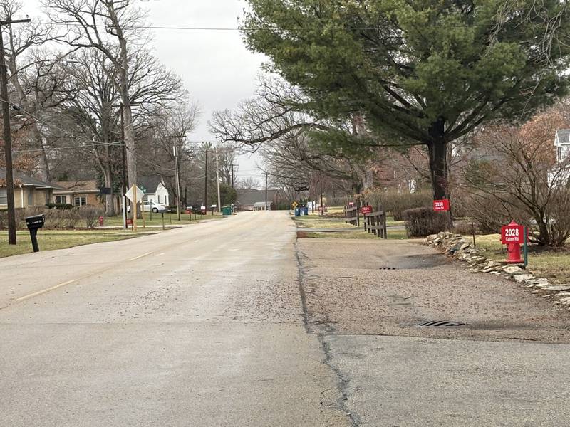A view of Caton Road, where Ottawa City Council has approved the annexation of six different properties into the city's limits.