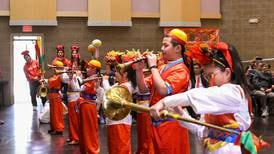 Photos: Drum ensemble from Taiwan performs in Westmont