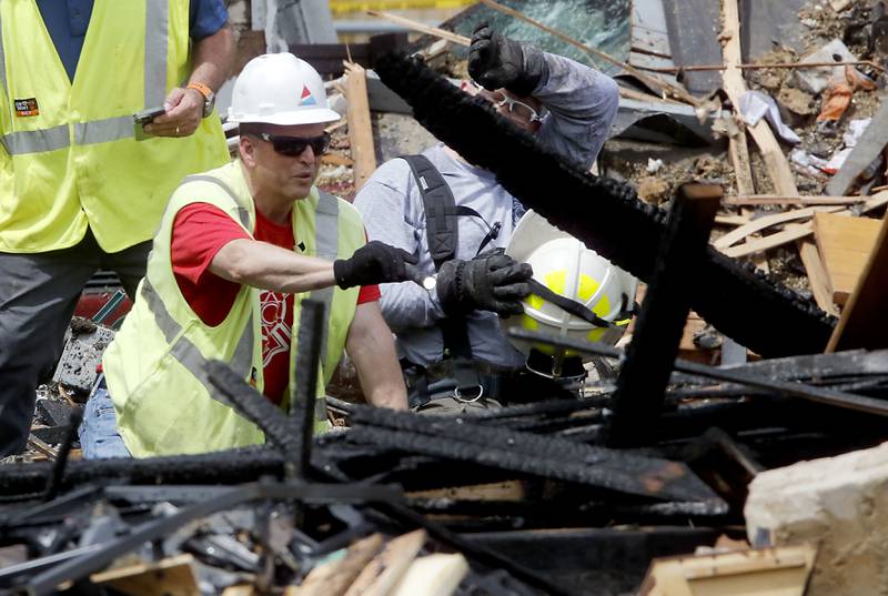 McHenry County Sheriff deputies launch a drown as authorities look for the cause of a home explosion on Monday, May 18, 2026, in 7400 block of Birch Drive, in Wonder Lake, after the Sunday evening explosion. One resident of a home was killed and two others have been taken to the hospital.