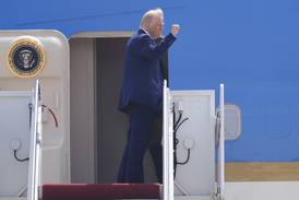 Trump starts his foreign trip with a crush of problems — and outsized certainty he has the answers