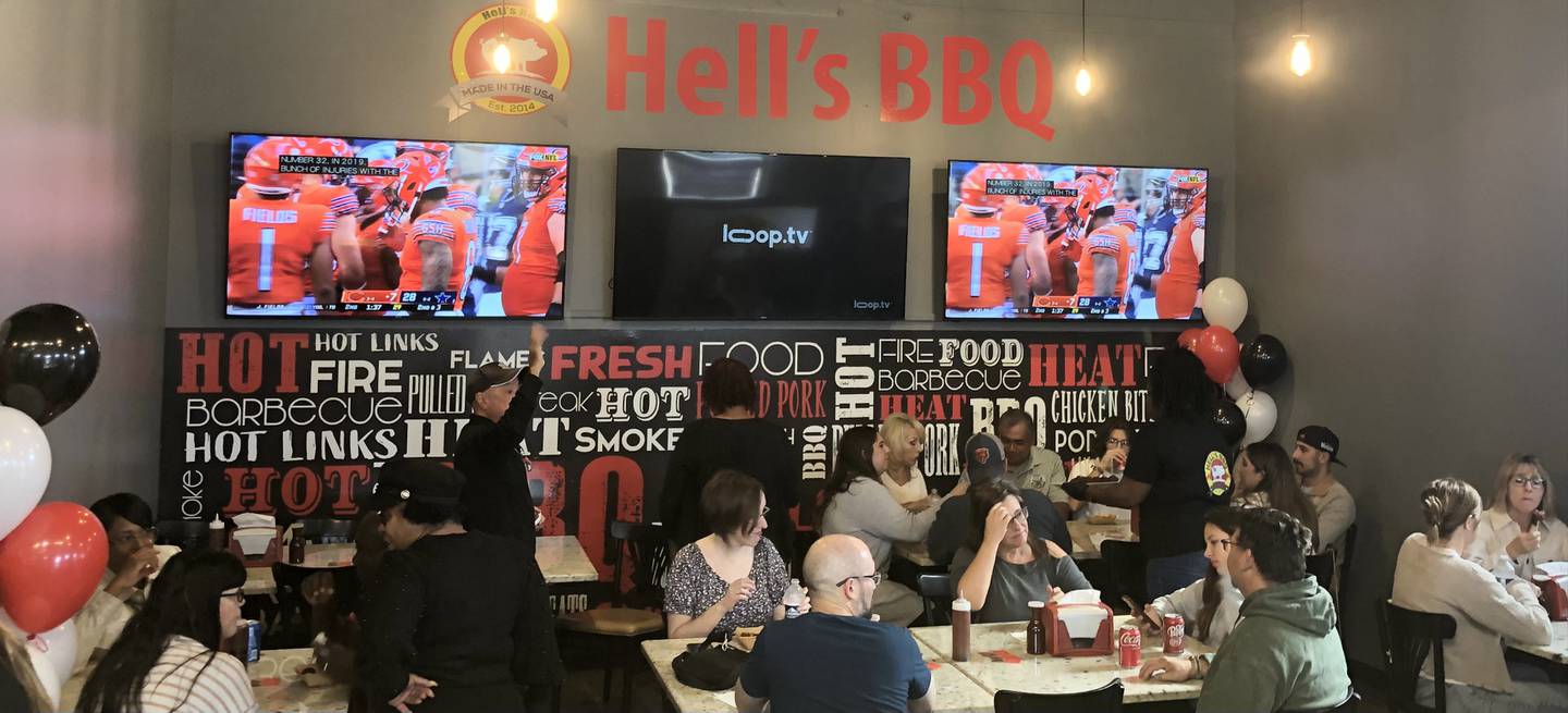 Hell's BBQ hosted a friends and family event Oct. 30, and plans to have a grand opening event Friday Nov. 11 2022 in their new location at 1019 Station Dr. in Oswego.