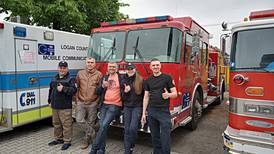 Photos: Donated Sterling fire engine joins the war effort in Ukraine