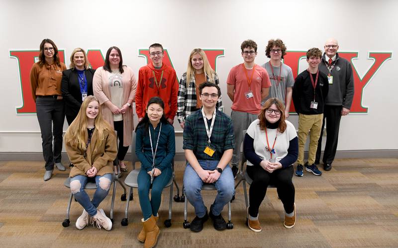 The La Salle-Peru High School Renaissance students of the month were recognized during a breakfast ceremony Wednesday, Jan. 11, 2023. Students recognized this month were Alexandria Master, Kevin Rynke, Quinn Sherman, Gabe Lemrise, Nate Hansen, Samuel Einhaus, Adam Kasperski, Dominic Colby, Hailey Dzik and Ava Lannen. Students are nominated for this honor by LPHS teachers, coaches and staff.