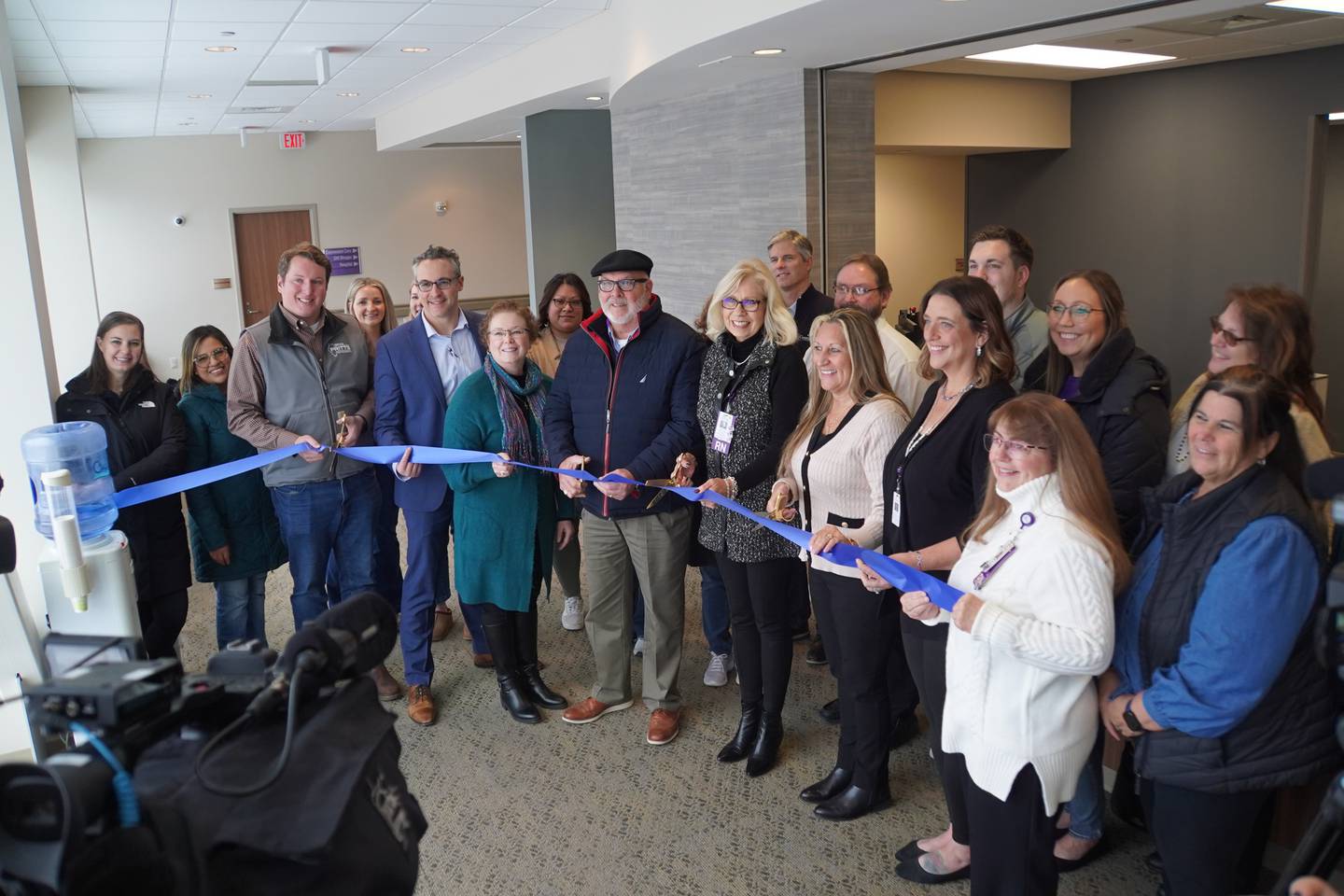 A ribbon cutting ceremony was held Tuesday, Dec. 2, 2025 for Rochelle Community Hospital's new behavioral health services clinic.