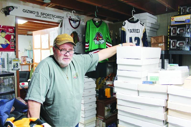 Rick Giddings of Davis Junction started Gizmo's Sportscards in 2004 as an appointment-only shop from his home. He has built a national reputation in the sports memorabilia hobby to become a member of the board of directors for the annual National Sports Collectors Convention, to be held this summer in Rosemont. "Being on the board of directors is very neat," Giddings said. "You're voted in by your peers, so you're voted in by someone who actually knows what they're doing. I do one show a year, and it's the greatest show on the Earth."