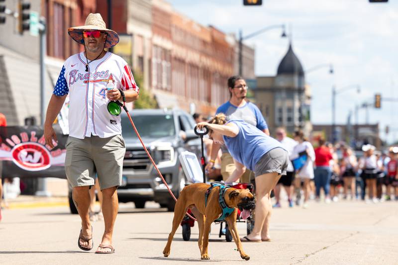 Families of Streator pack Main Street for the Labor Day Parade on Sunday, Aug 31, 2025 in Streator.