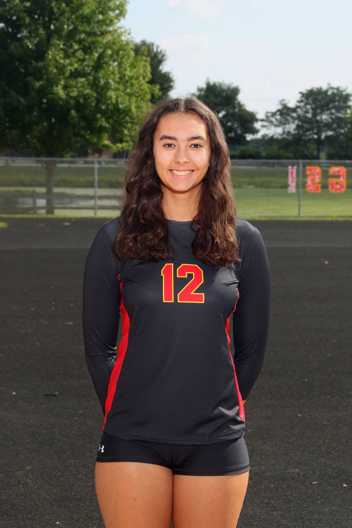 Batavia senior outside hitter Amanda Otten. Photo courtesy of Batavia Athletics.