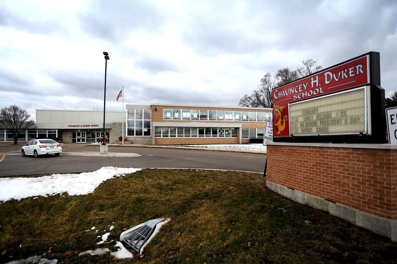 Chauncey H. Duker School, at 3711 Kane Ave. in McHenry, on Friday. Feb. 11, 2022.